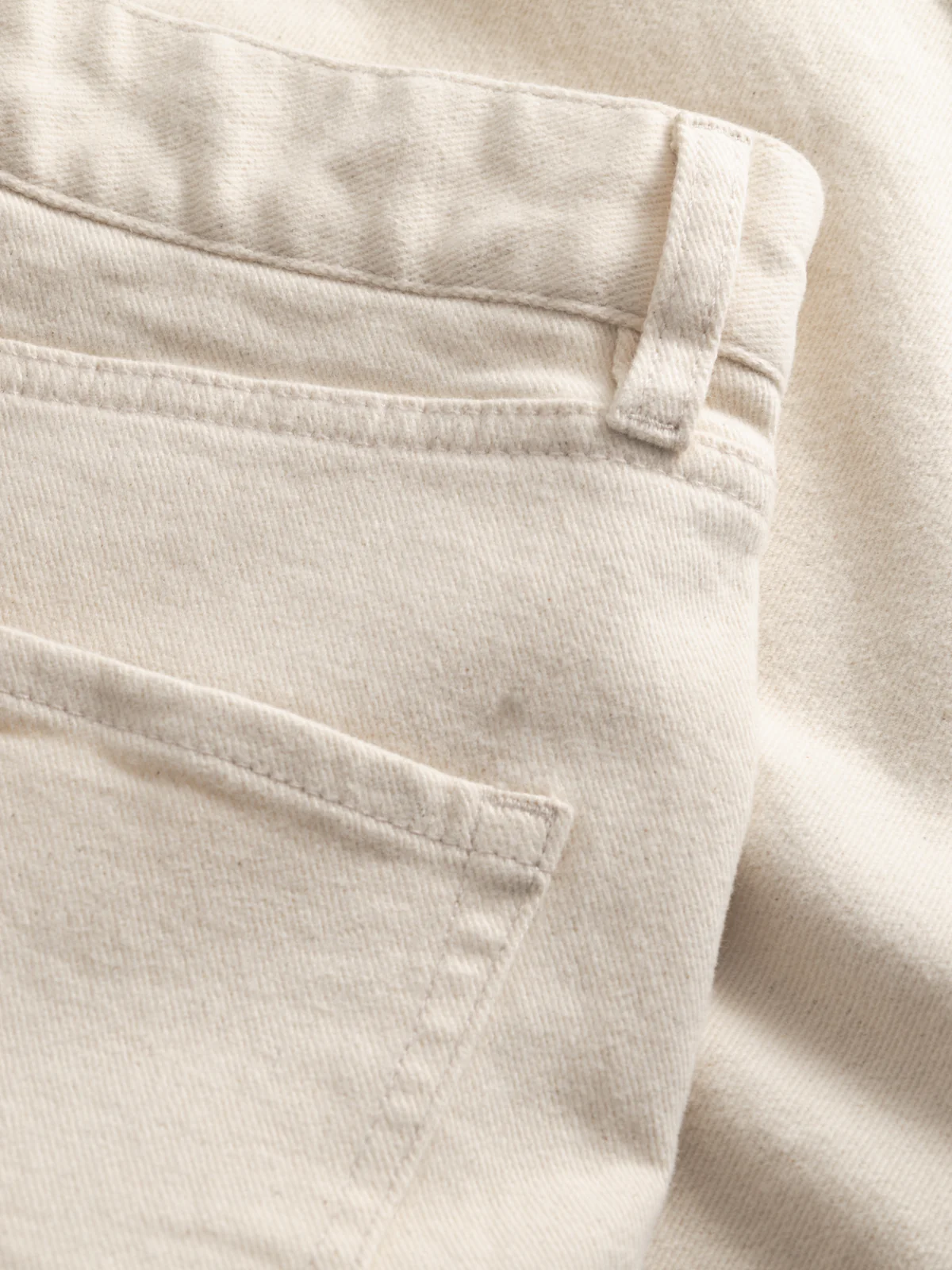 GABmox Twill Shorts - Ecru - Image 6