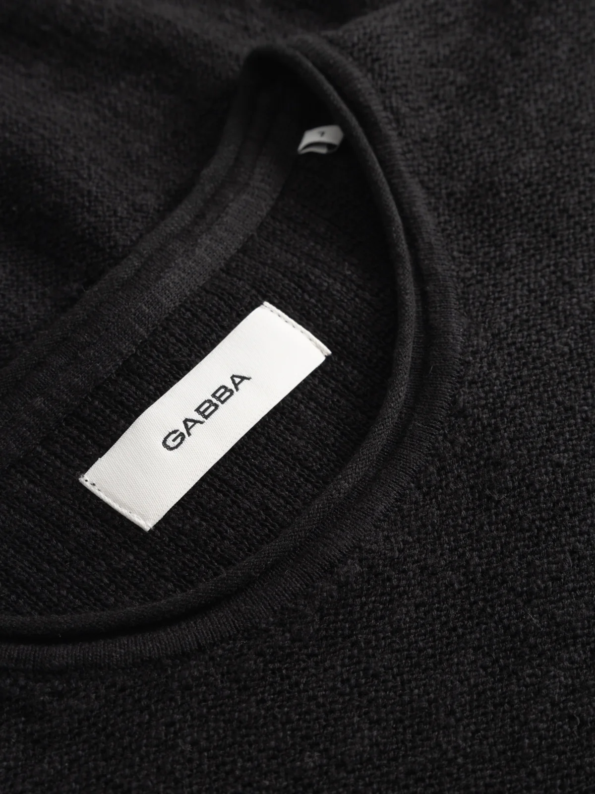 GABnigel Alto SS Knit - Black - Image 3