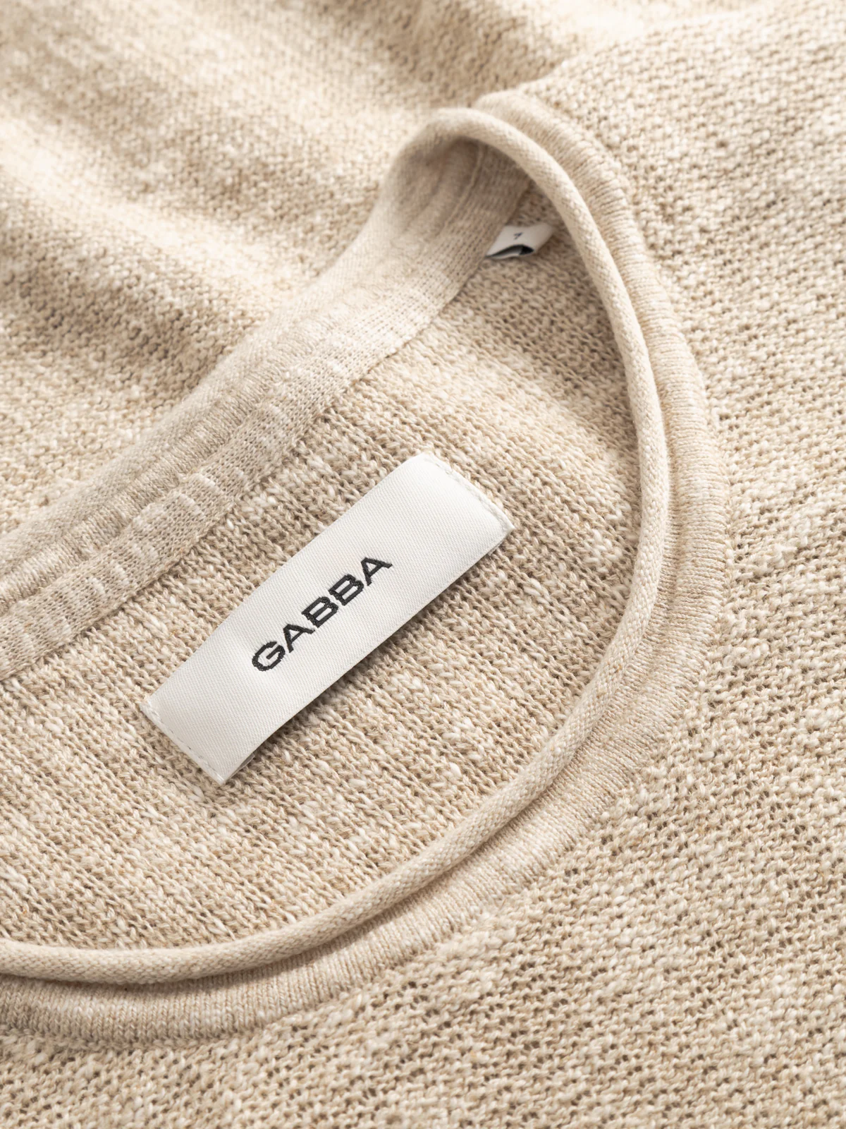 GABnigel Alto SS Knit - Ecru - Image 3