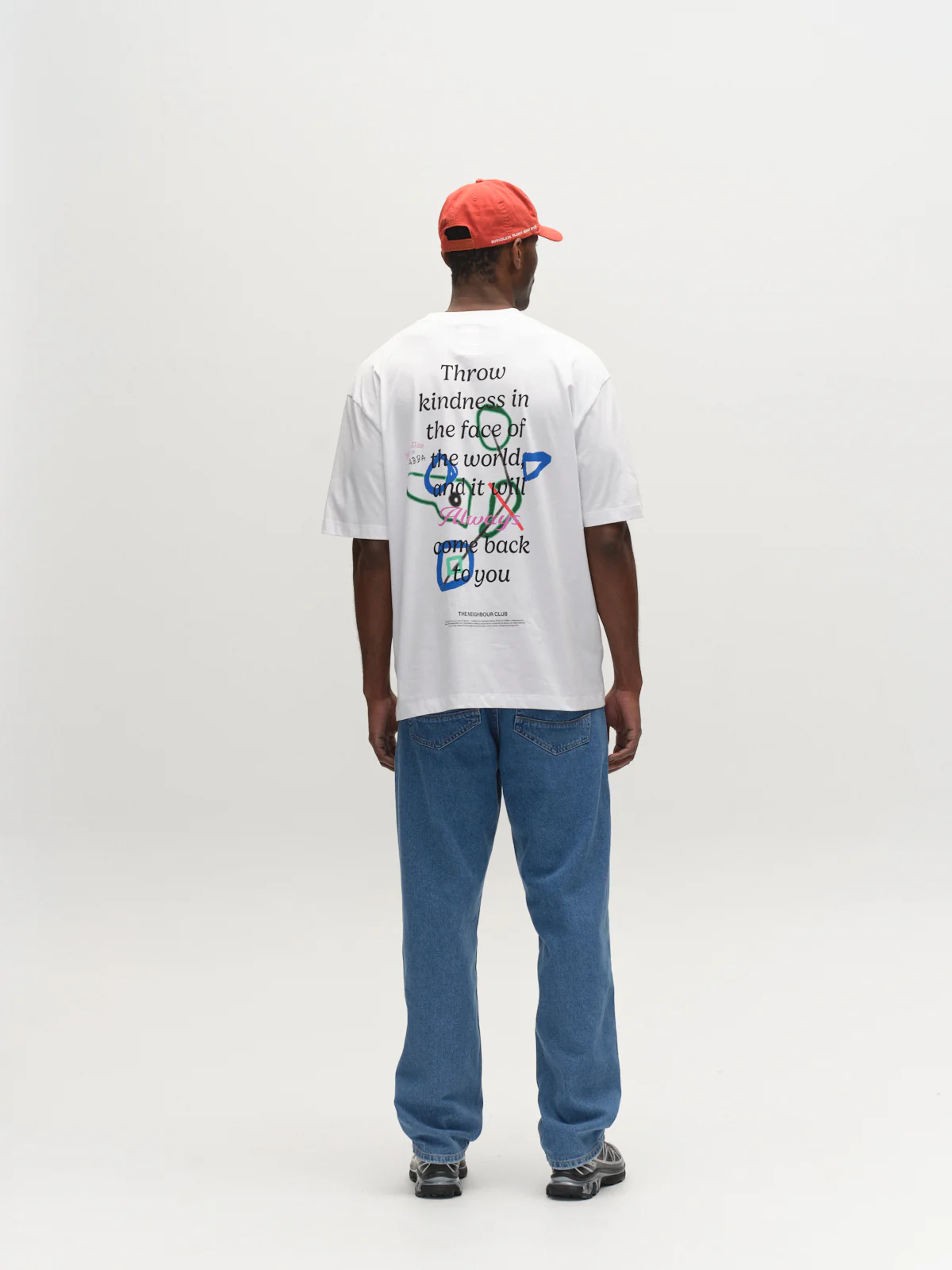 GABnigel Boxy Nando SS T-Shirt GOTS - White - Image 7