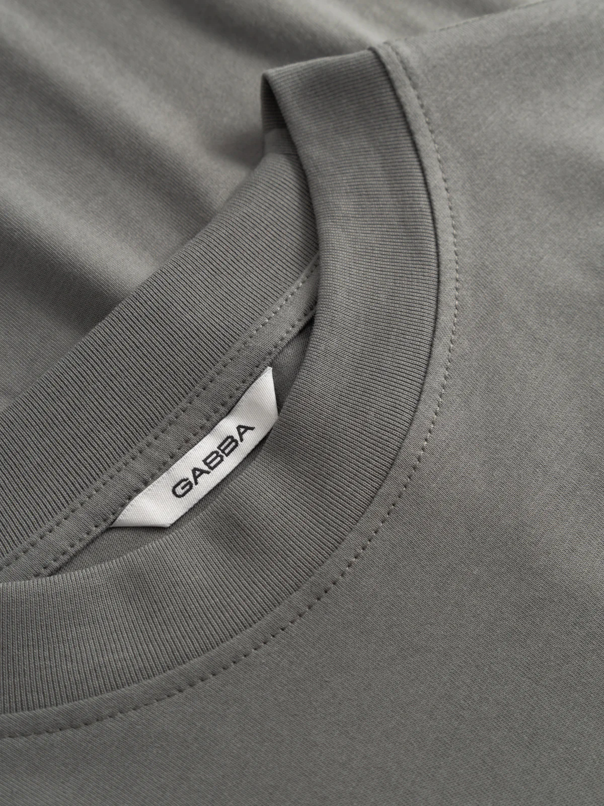 GABnigel Boxy NBH SS T-shirt GOTS - Castor Gray - Image 5