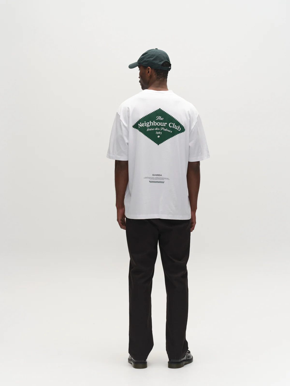 GABnigel Boxy NBH SS T-shirt GOTS - White - Image 4