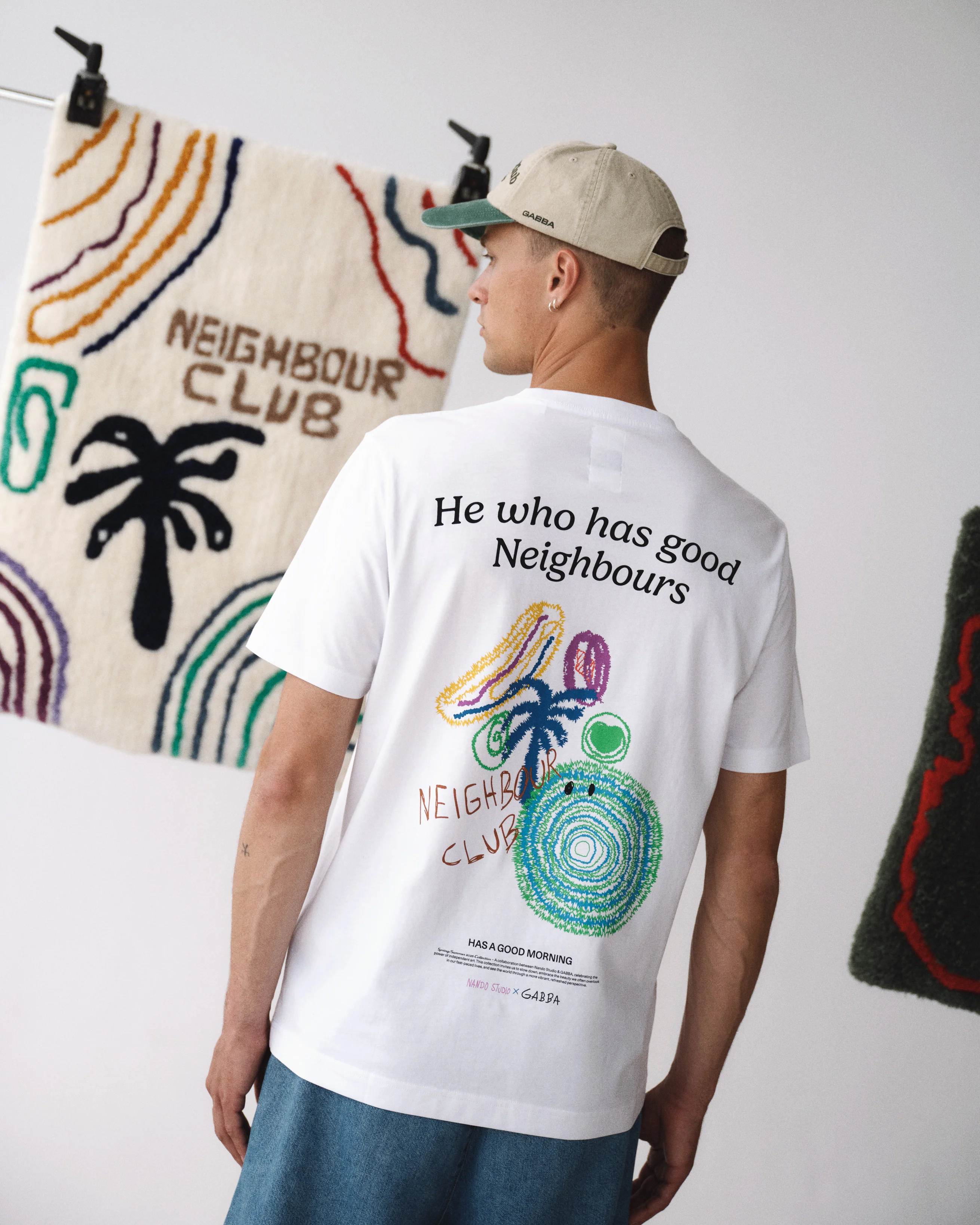 GABnigel Nando SS T-shirt GOTS - White - Image 3