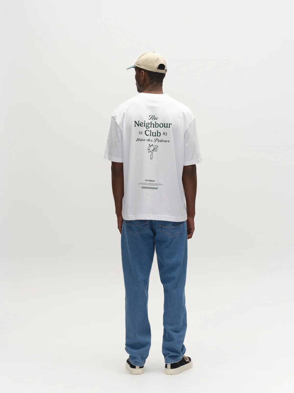 GABnigel NBH SS T-Shirt GOTS - White - Image 4