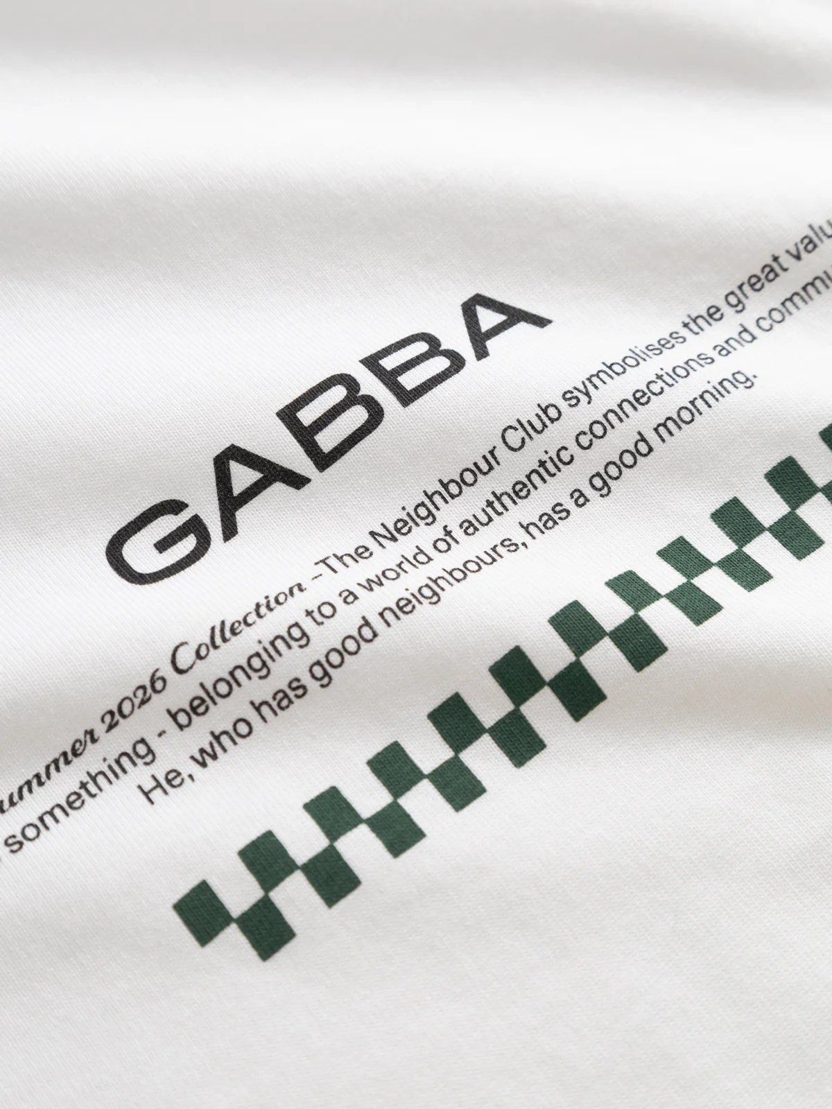 GABnigel NBH SS T-Shirt GOTS - White - Image 6