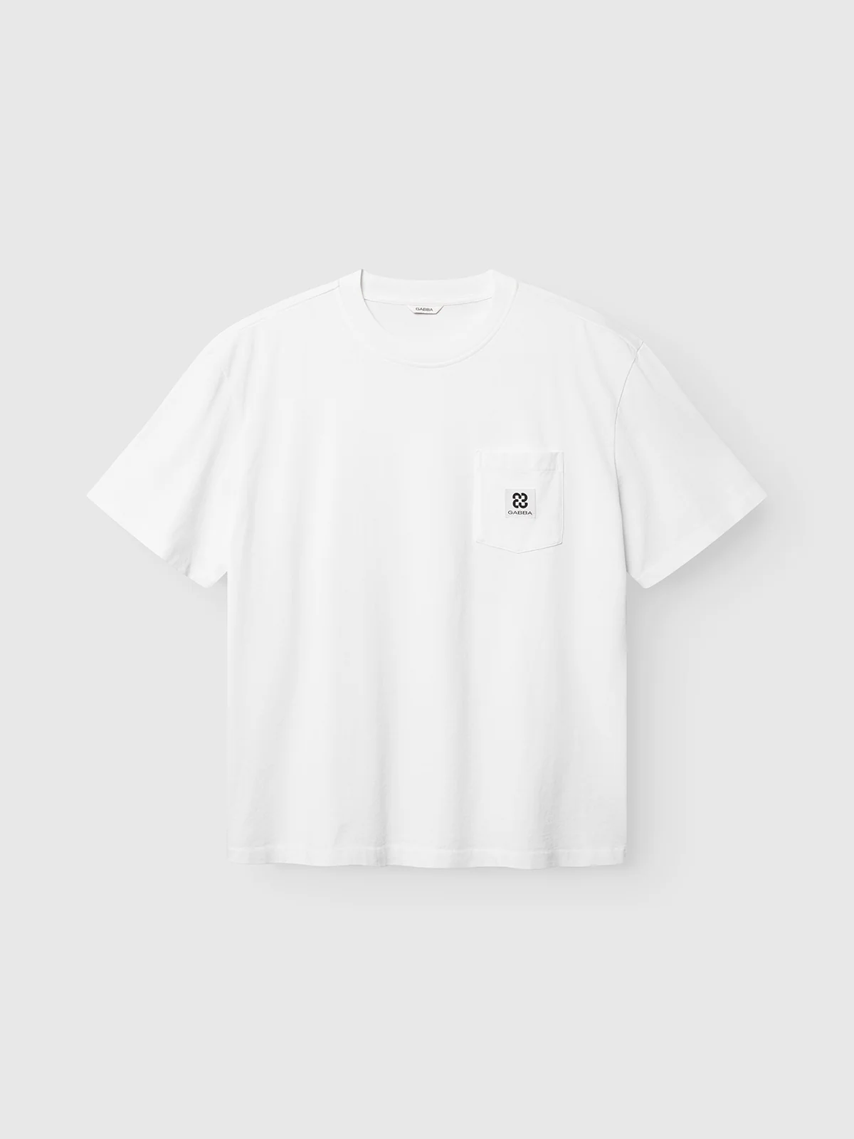 GABnigel Wix Pkt Boxy Hour SS T-Shirt - White
