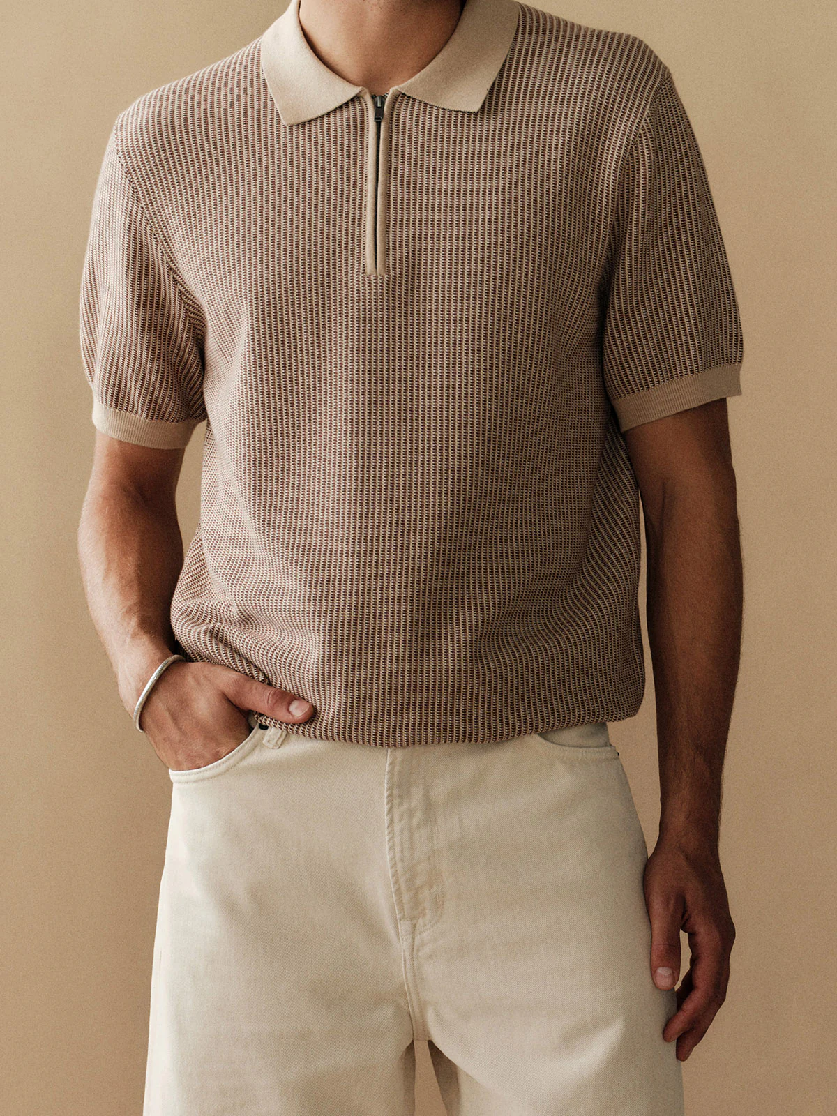 GABoswald Retro SS Knit - Walnut