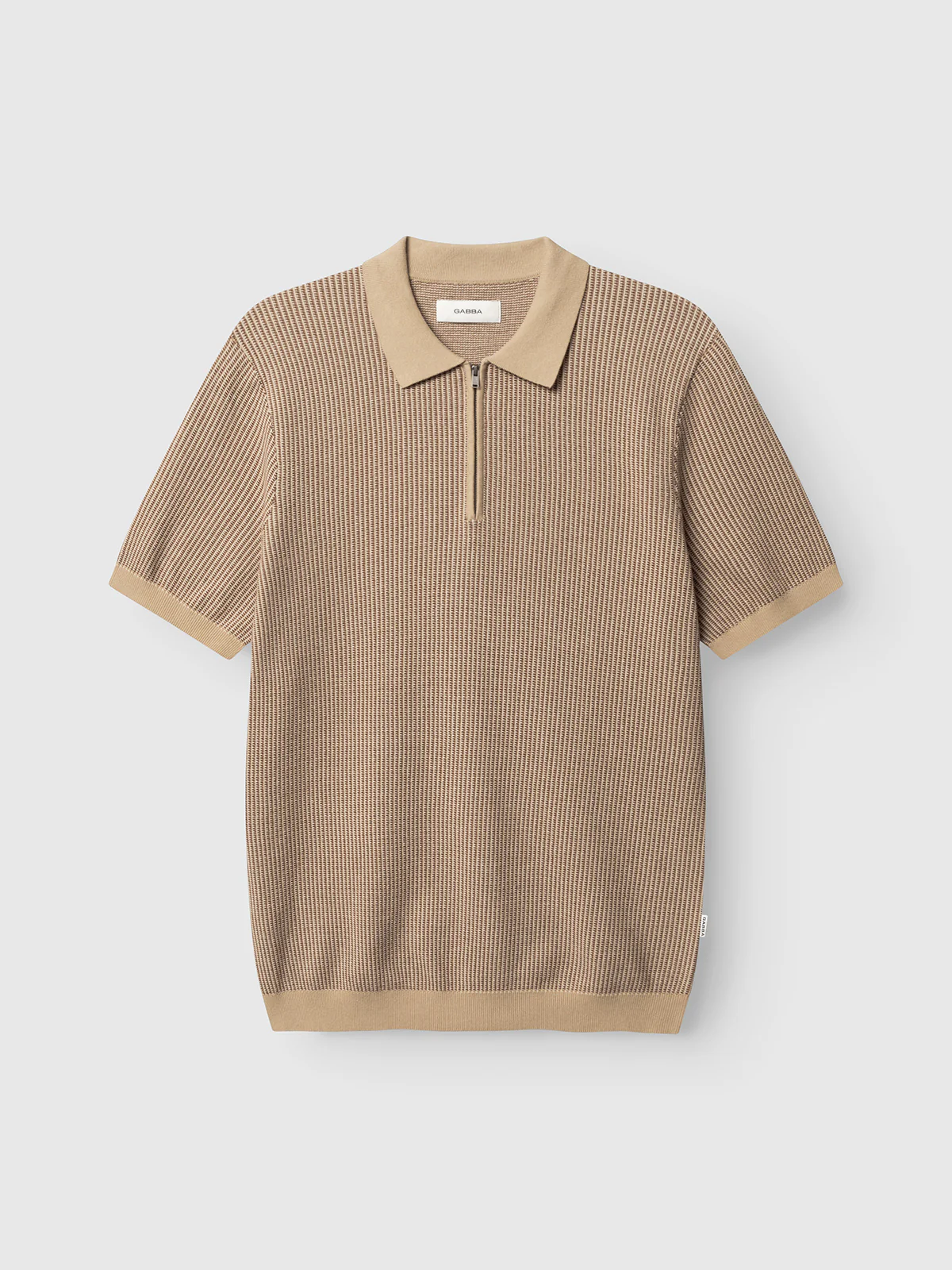 GABoswald Retro SS Knit - Walnut - Image 2