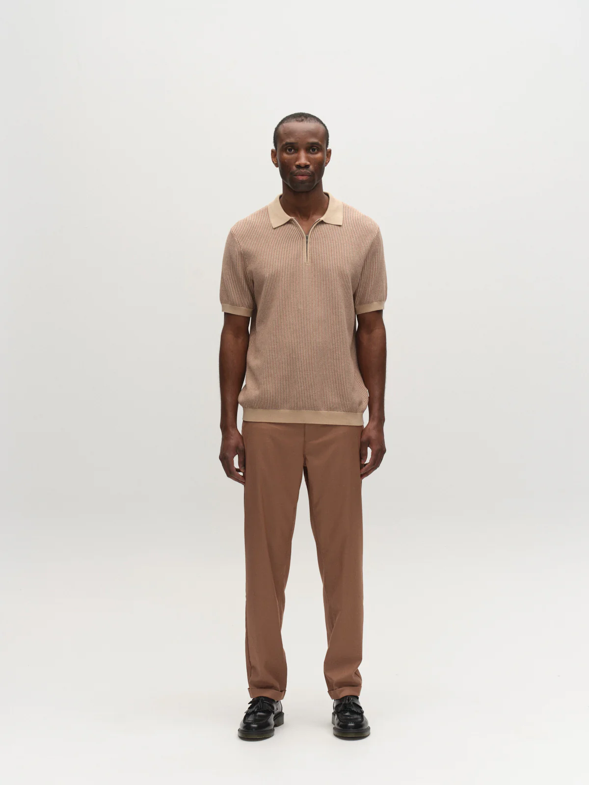 GABoswald Retro SS Knit - Walnut - Image 3