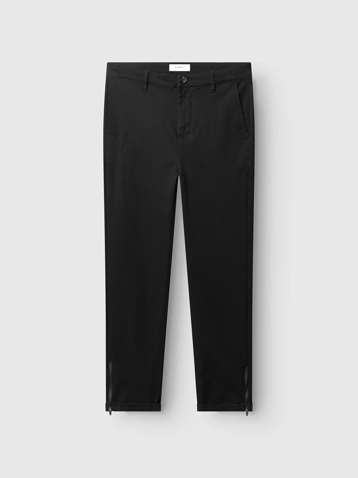GABpaul L.C. Zip Crop Doby Pant - Blue Black