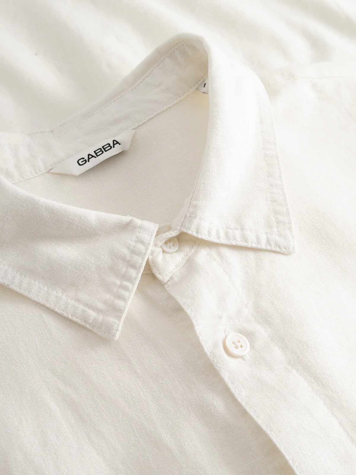 GABsven Reg Lins LS Shirt - Off White - Image 4