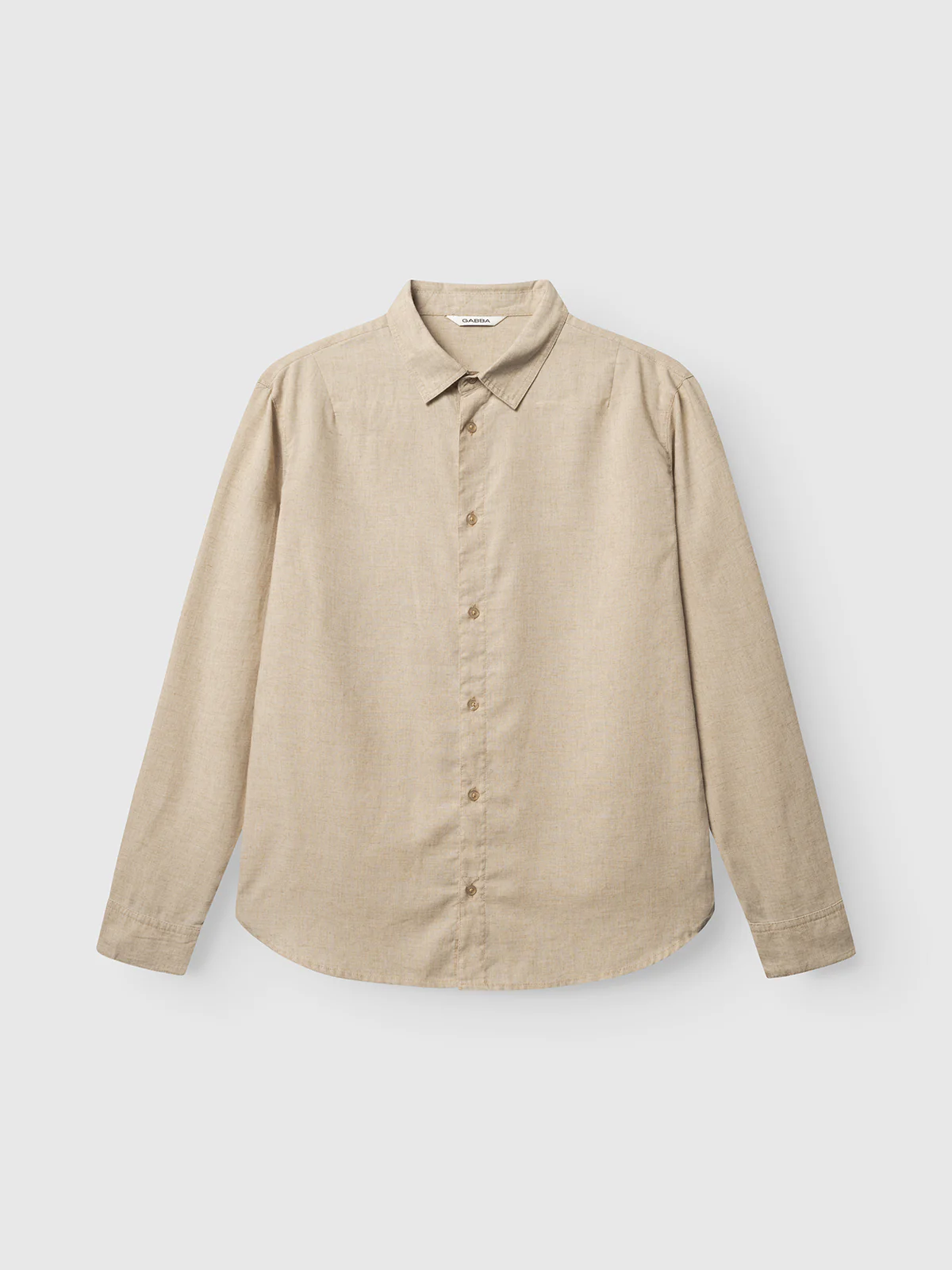 GABsven Reg Lins LS Shirt - Sand