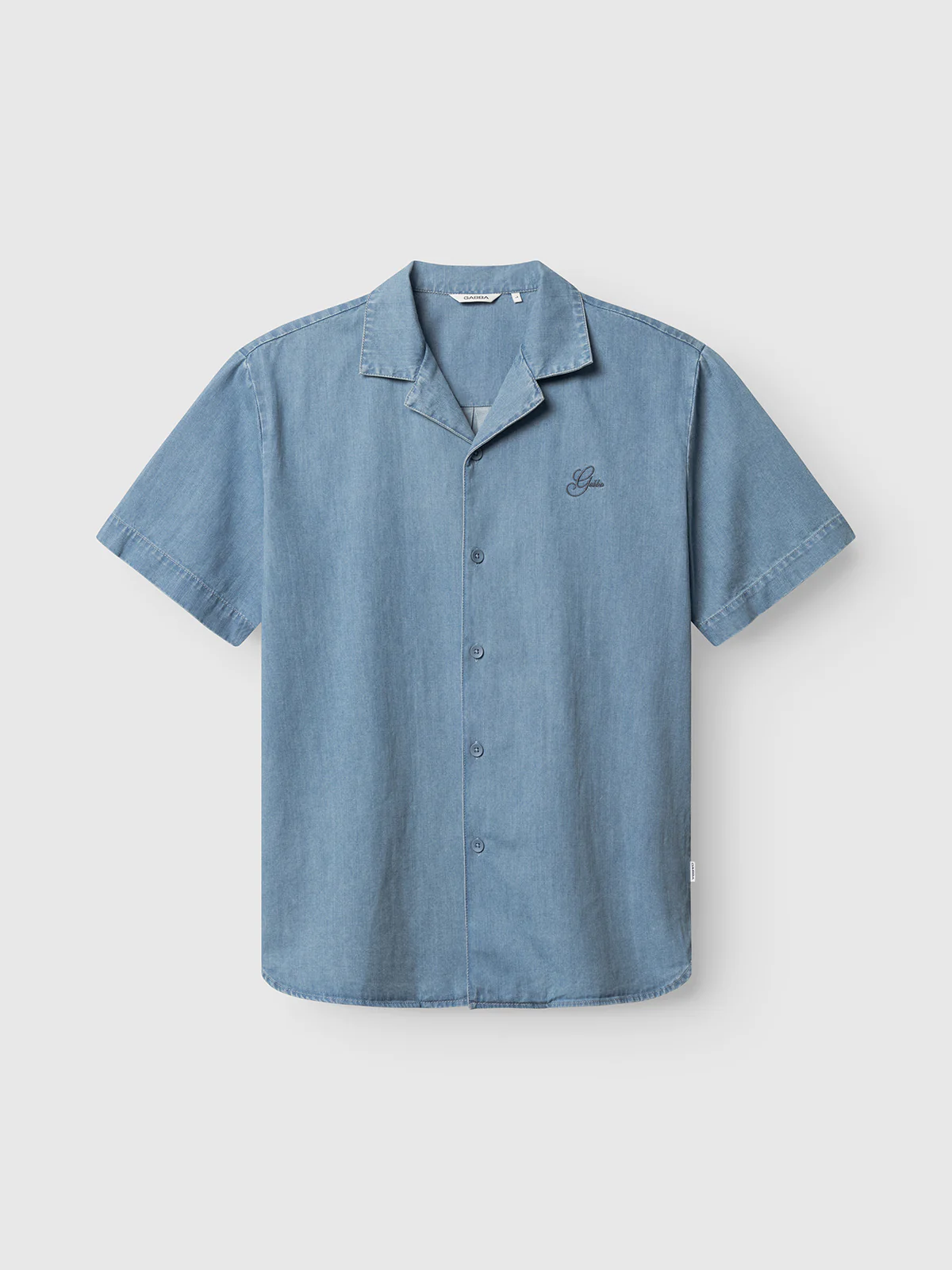 GABtimo Resort Denim SS Shirt - Lt. Denim Blue - Image 2