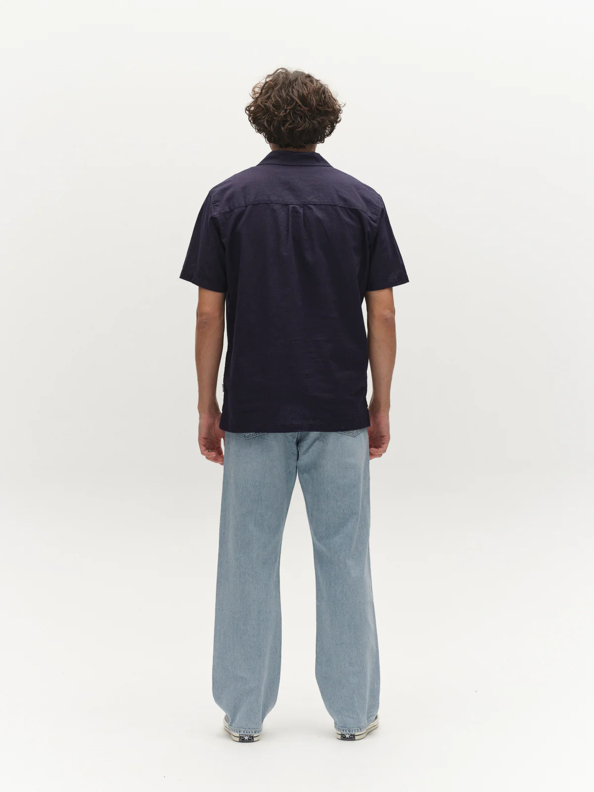 GABtimo Resort Lins SS Shirt - Navy - Image 4