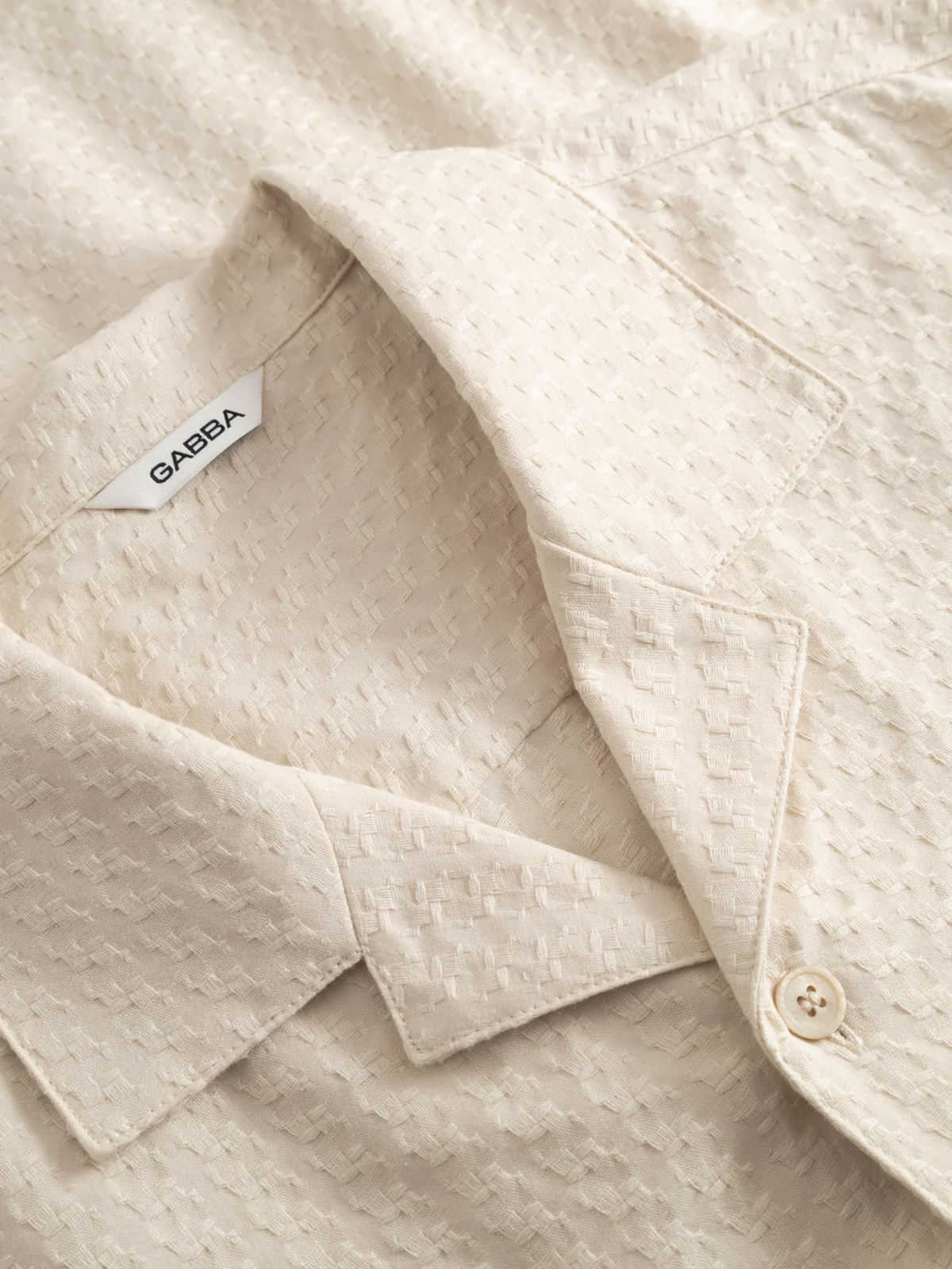 GABtimo Resort Neal SS Shirt - Birch - Image 5