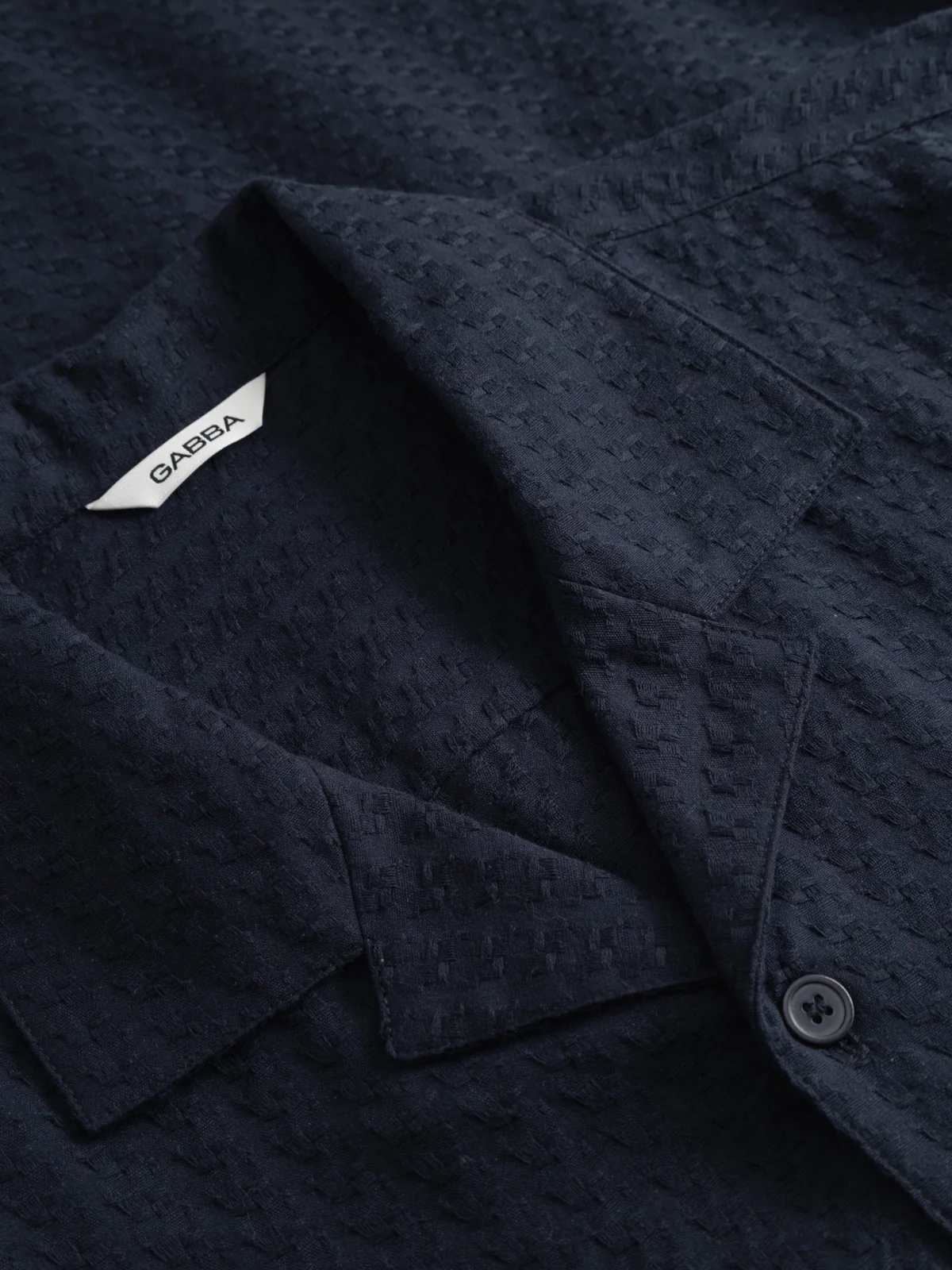 GABtimo Resort Neal SS Shirt - Navy - Image 5
