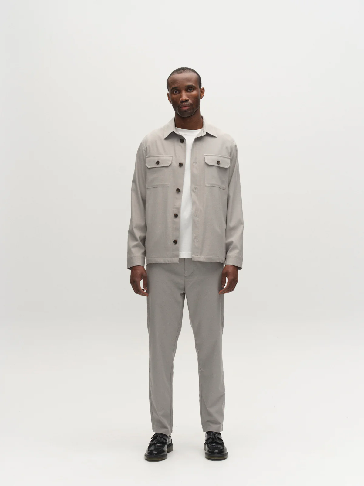 GABtogger Base Deme LS Overshirt - Mineral Gray - Image 9