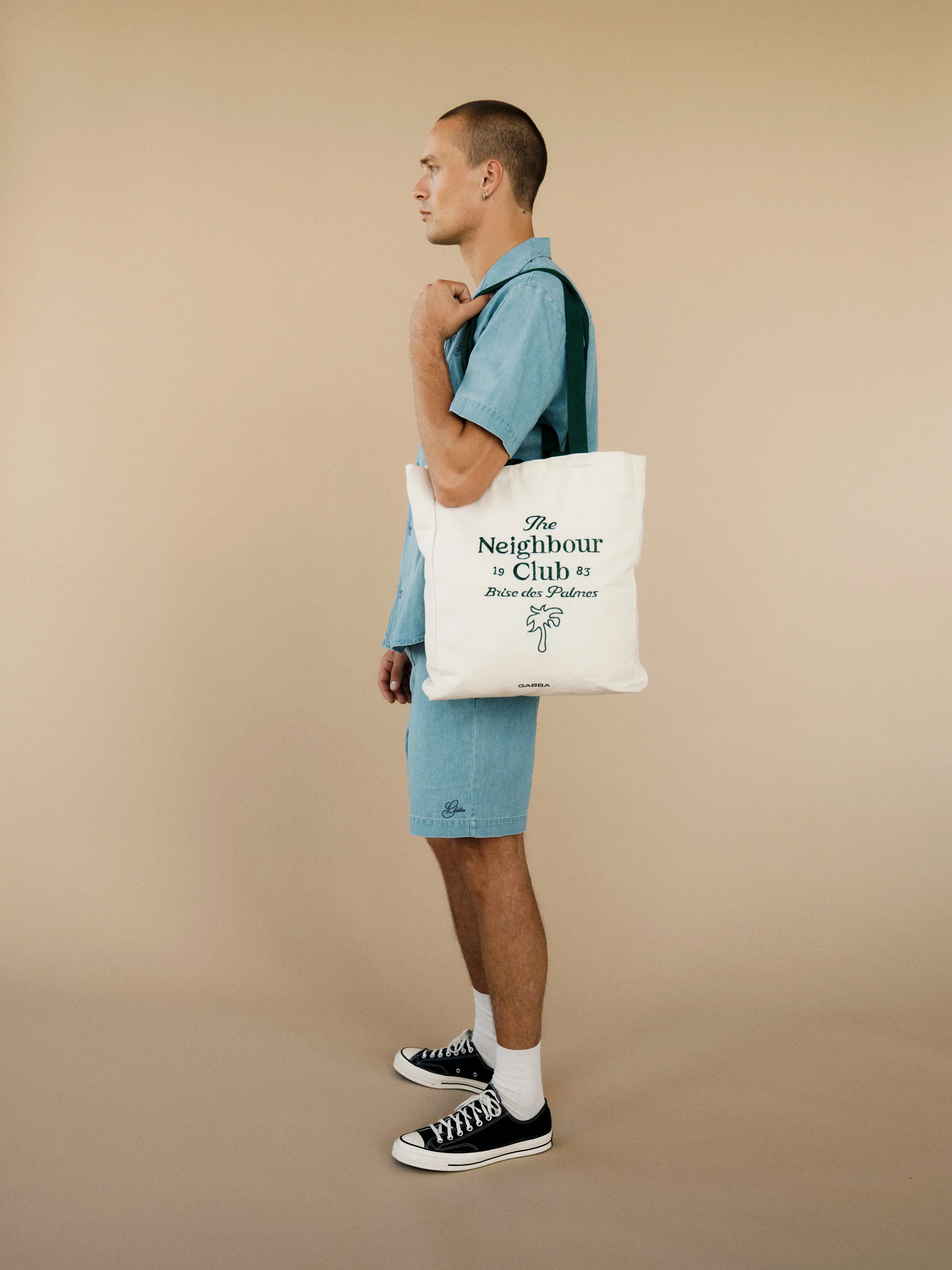 GABtommi Denim Shorts - Lt. Denim Blue - Image 3