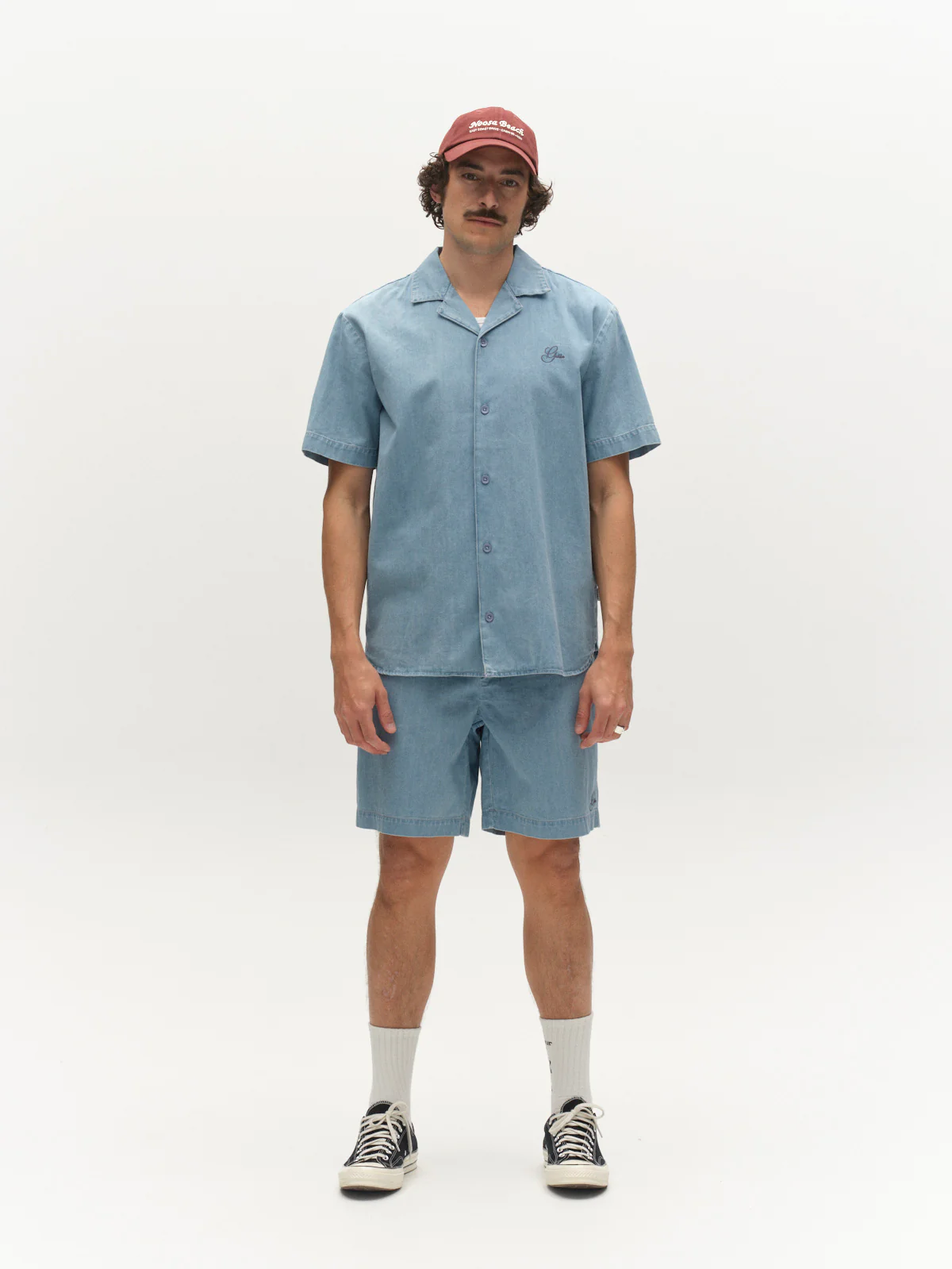 GABtommi Denim Shorts - Lt. Denim Blue - Image 4