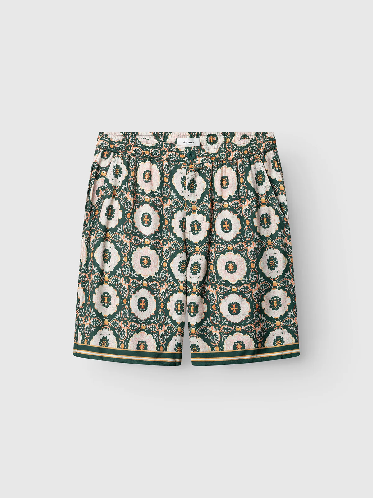 GABtommi Oro Shorts - Green Pattern