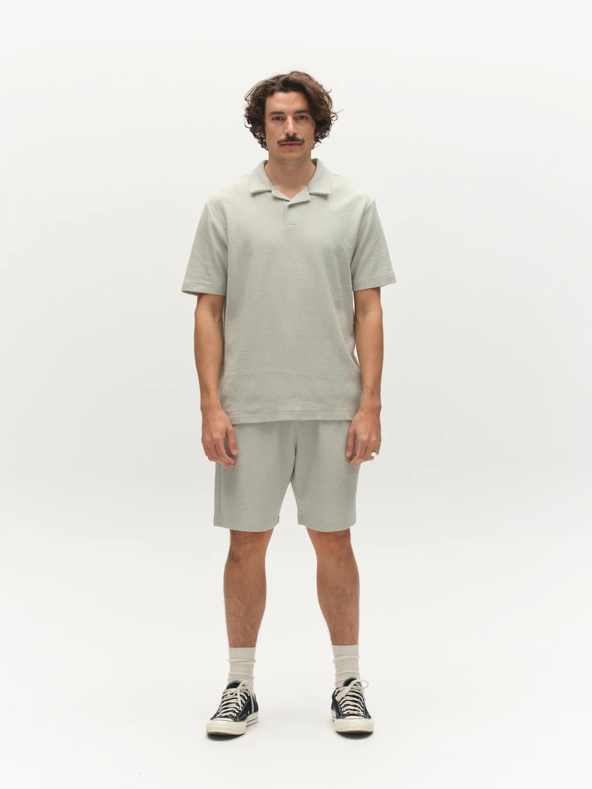 GABtommi Towel Shorts - Mineral Gray - Image 9