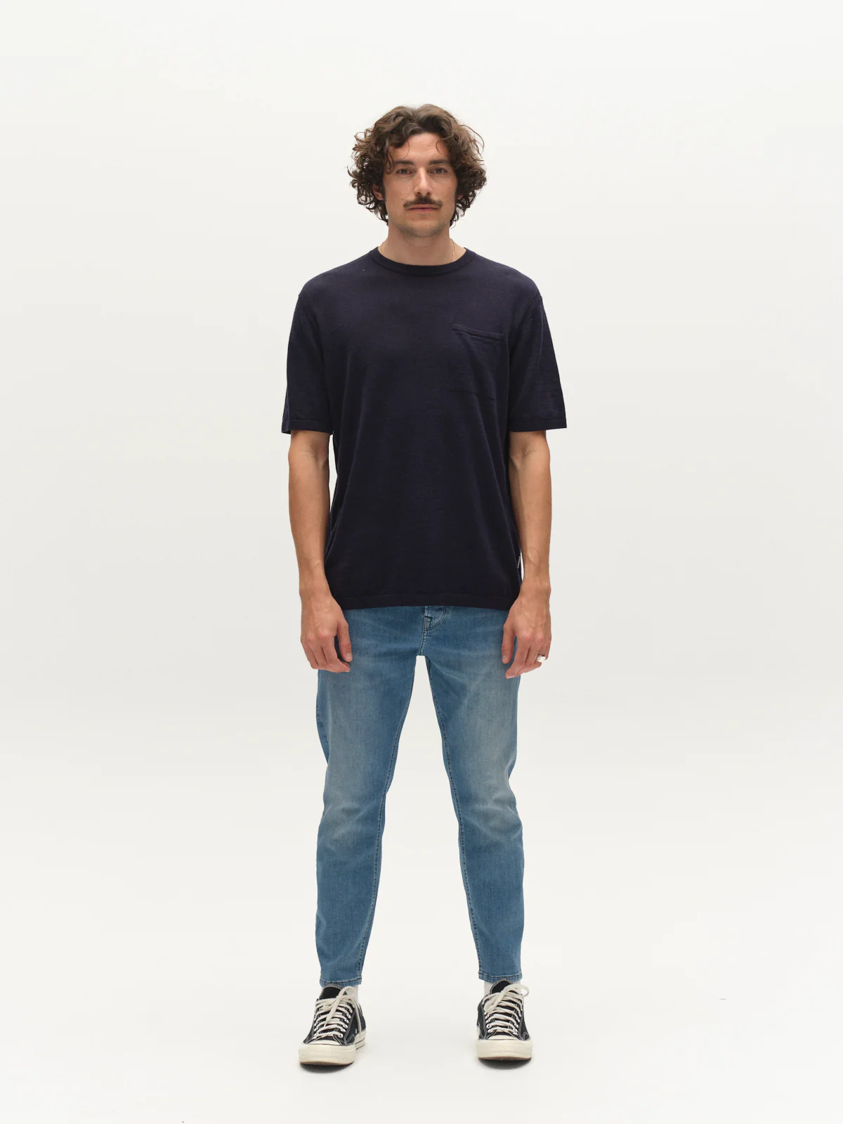 GABvento Dush SS Knits - Navy - Image 2