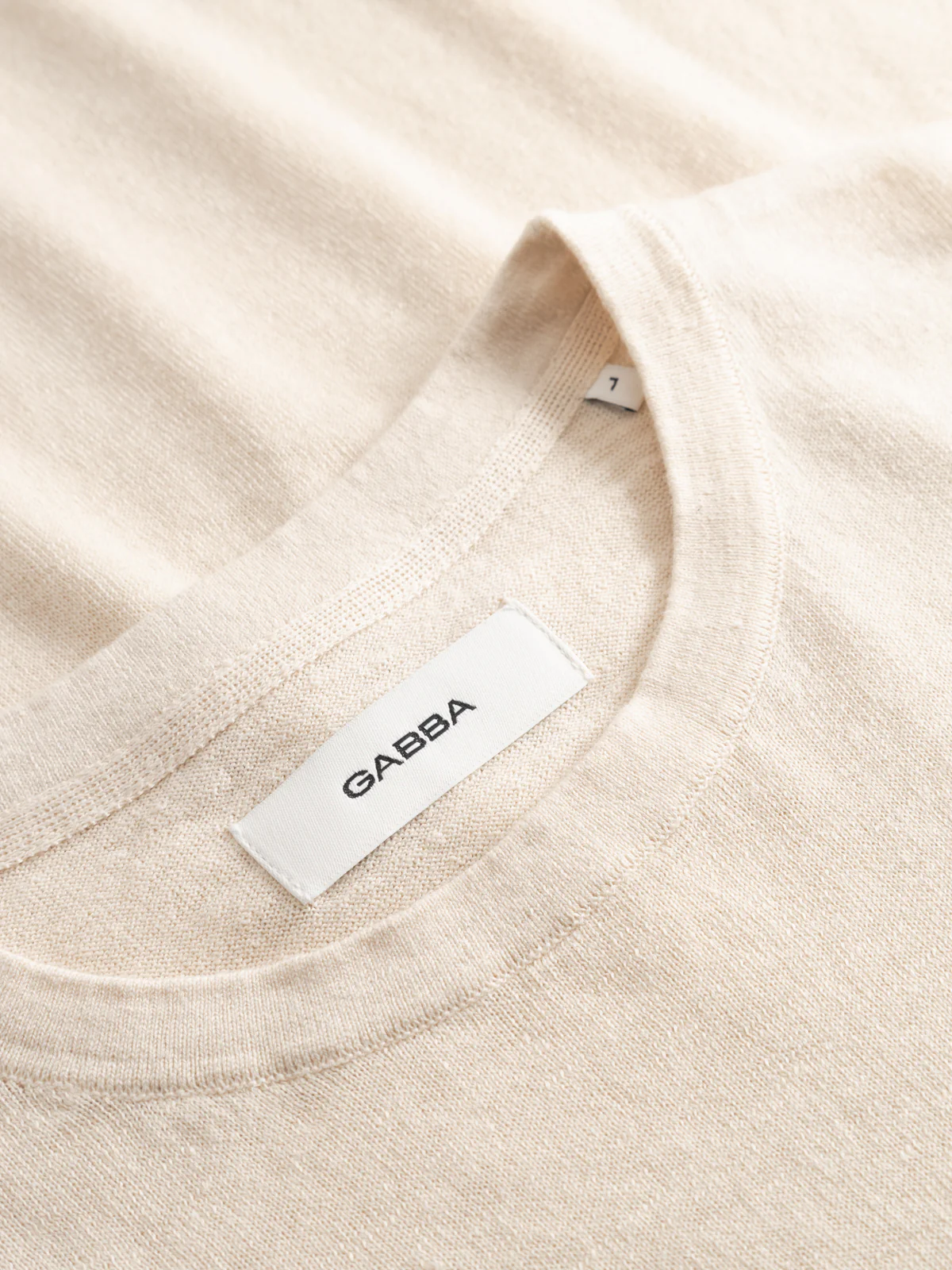 GABvento Dush SS Knits - Sand Mel. - Image 3