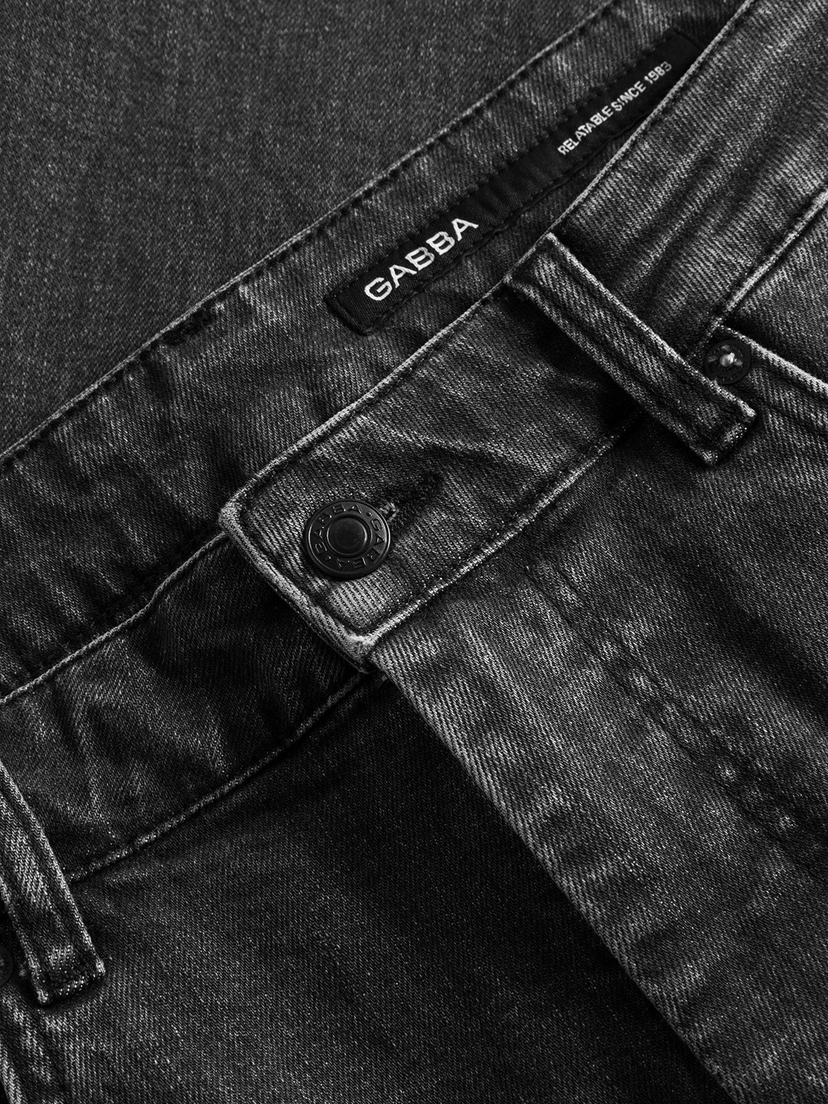 GABmarc F1011 - Black Denim - Image 11