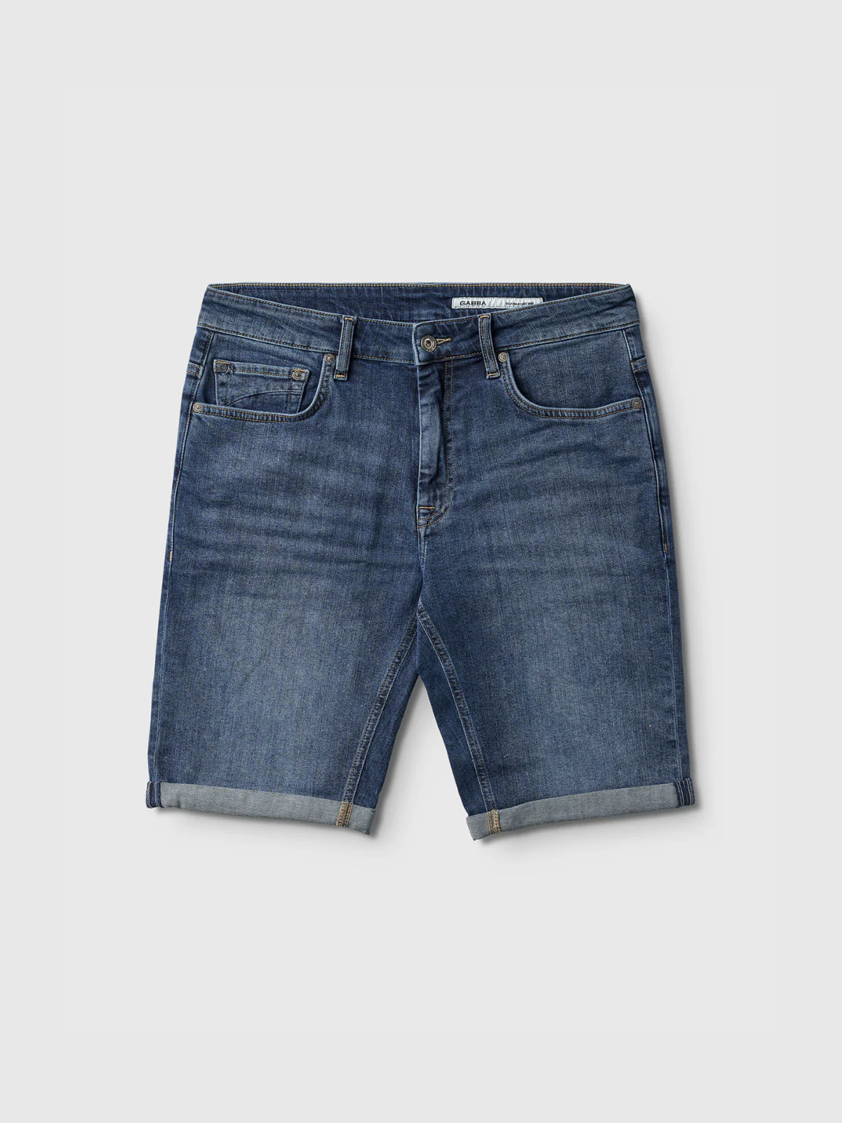 Markus K4664 Shorts - Mid Blue Denim - Image 4
