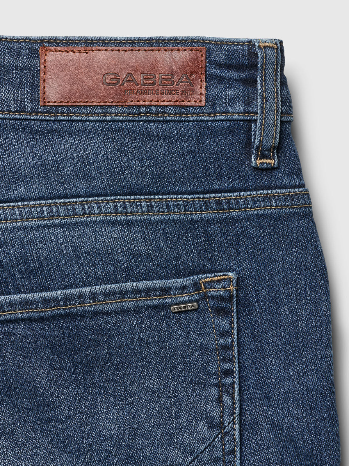 Markus K4664 Shorts - Mid Blue Denim - Image 8