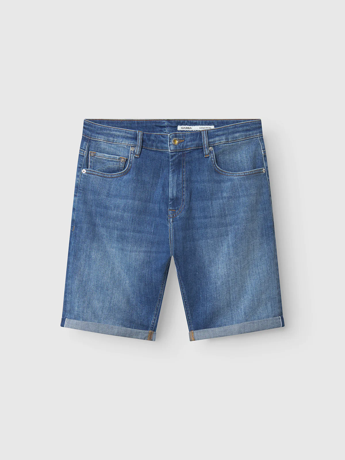 Markus Selvedge Shorts Limited - Mid Blue Denim - Image 3