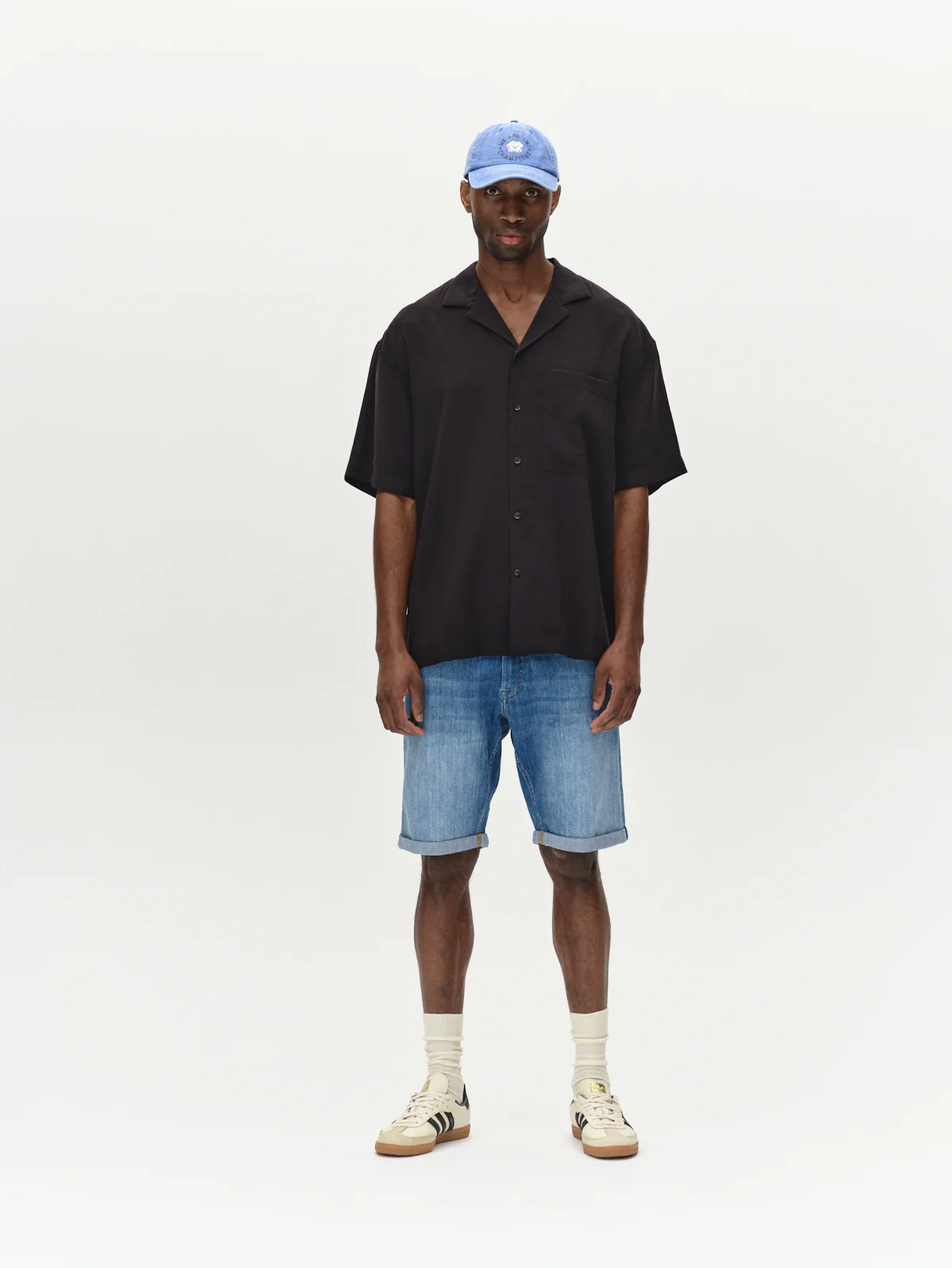 Markus Selvedge Shorts Limited - Mid Blue Denim - Image 4