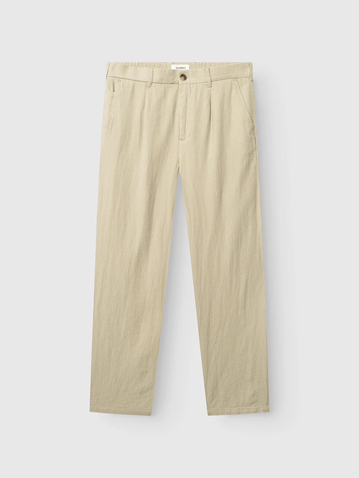 GABnapoli 19 Lino Pant - Alfa Green