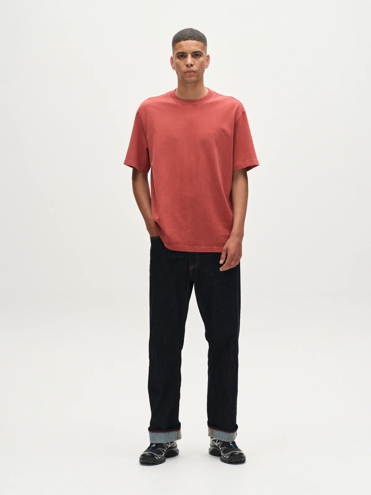 GABnigel Wix Boxy Hour SS - Red Russet - Image 2