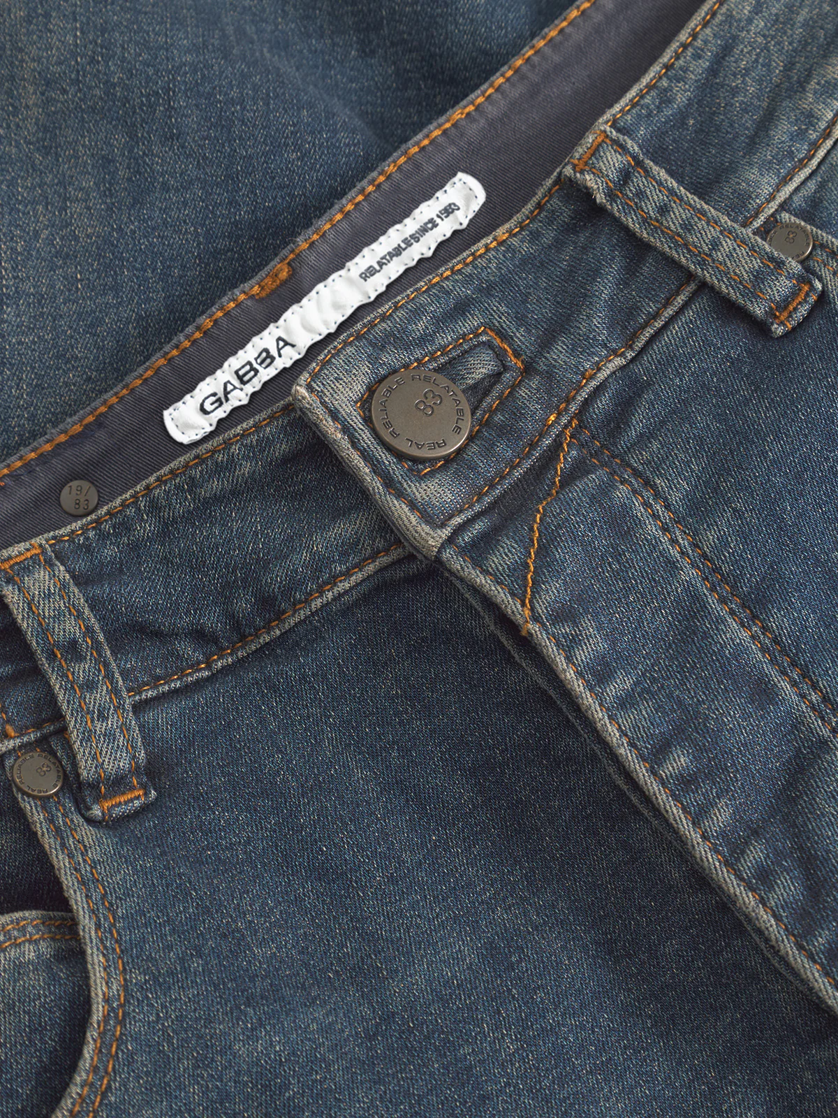 GABrey K3606 Mid Blue Jeans - Mid Blue Denim - Image 11